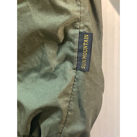 Sun mountain performance outerwear size large hunter green zipper up - Picture 10 of 16